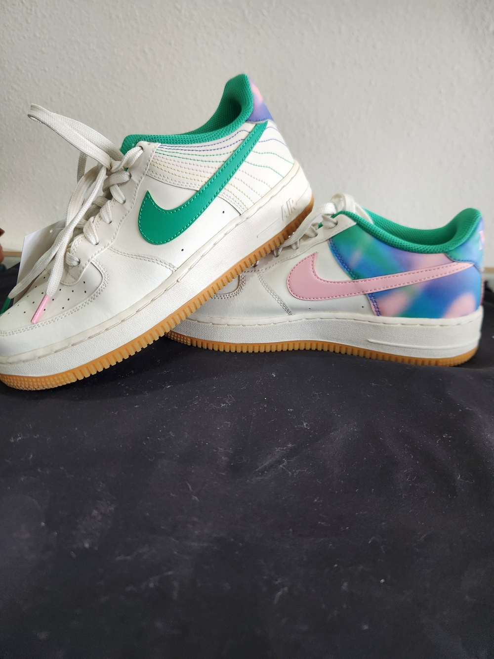Nike Court Vision Pastel Tie-Dye Swoosh Sneakers